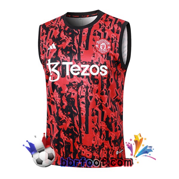 Gilet Foot Manchester United Rouge 2024/2025