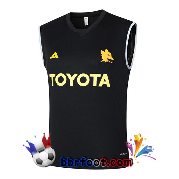 Gilet Foot AS Roma Noir 2024/2025