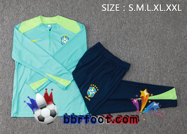 Survetement Foot Bresil Vert 2024/2025