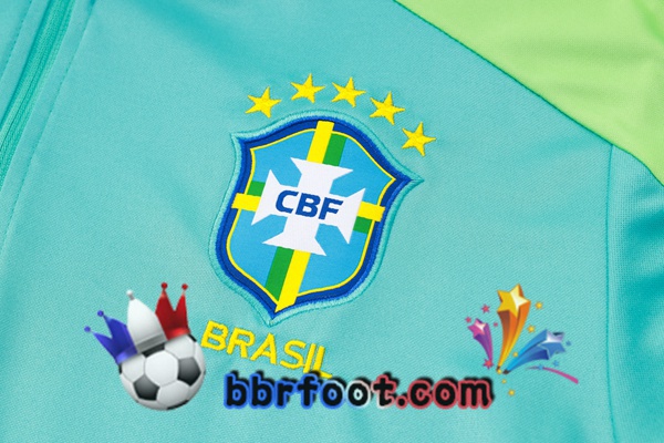 Survetement Foot Bresil Vert 2024/2025