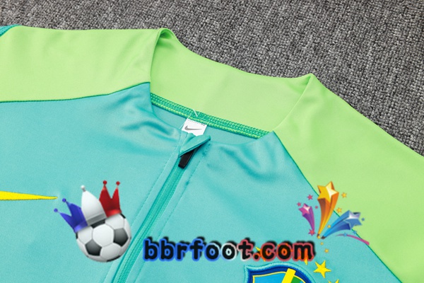 Survetement Foot Bresil Vert 2024/2025