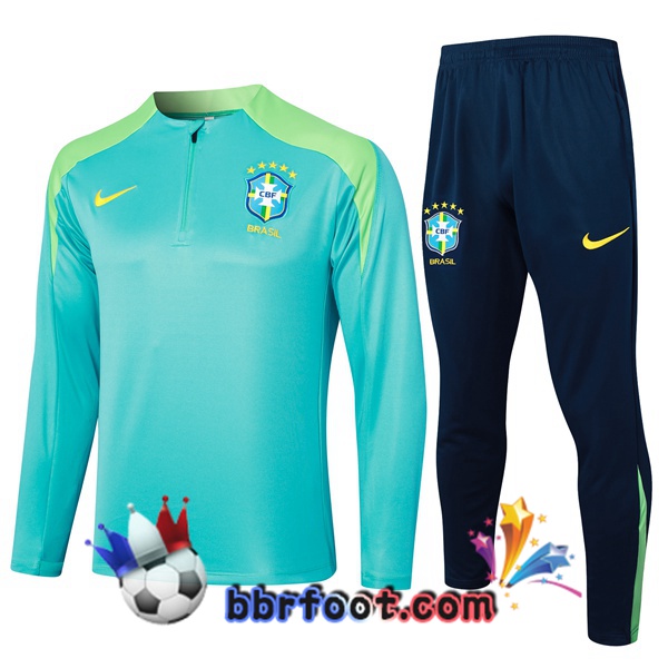 Survetement Foot Bresil Vert 2024/2025
