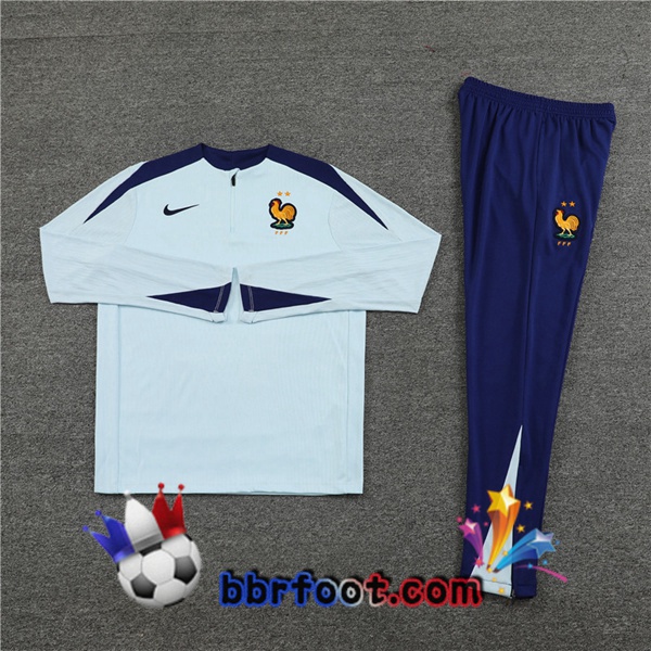 Survetement Foot France Bleu 2024/2025