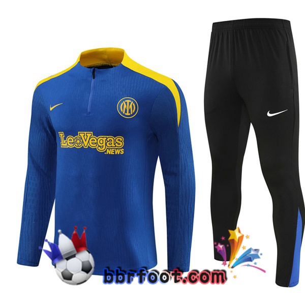Survetement Foot Inter Milan Bleu 2024/2025