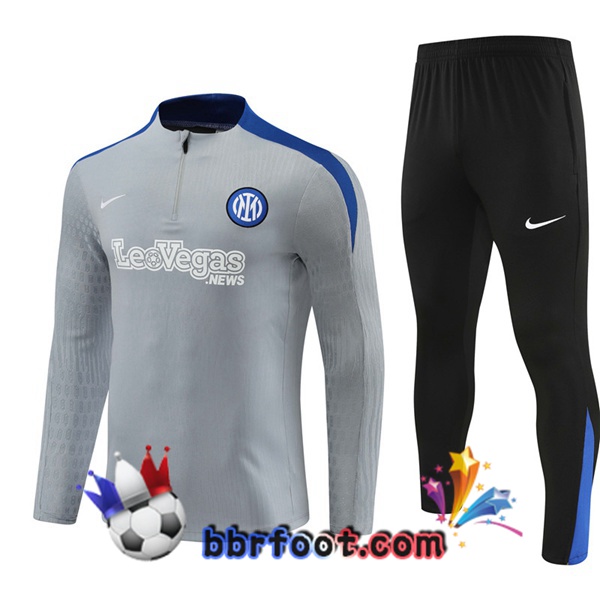 Survetement Foot Inter Milan Gris 2024/2025