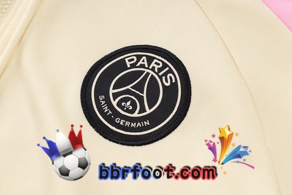 Survetement Foot - Sweat A Capuche JORDAN Paris PSG Jaune 2024/2025