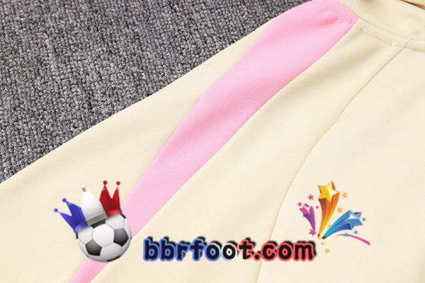 Survetement Foot - Sweat A Capuche JORDAN Paris PSG Jaune 2024/2025