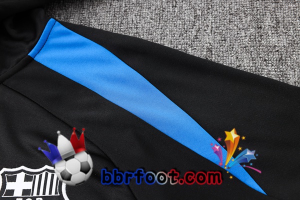 Survetement Foot - Sweat A Capuche FC Barcelone Noir 2024/2025