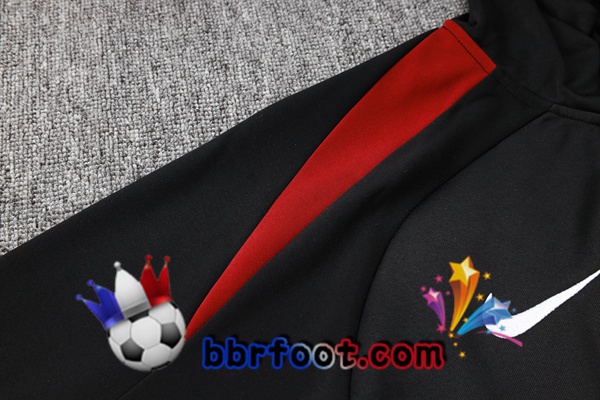 Survetement Foot - Sweat A Capuche FC Barcelone Noir 2024/2025