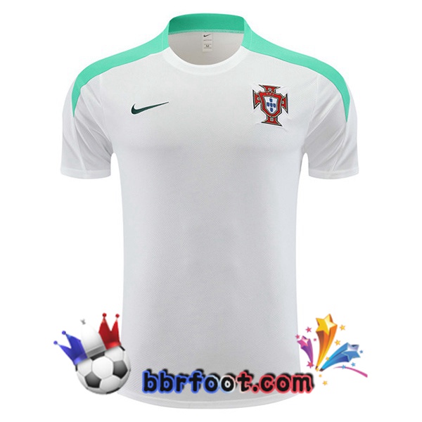 Training T-Shirts Portugal Blanc 2024/2025
