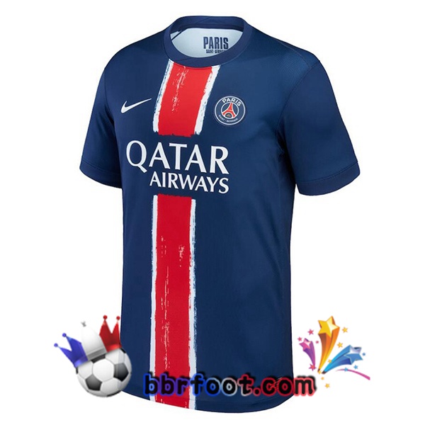 Maillot Foot Paris PSG Domicile Bleu Royal 2024/2025