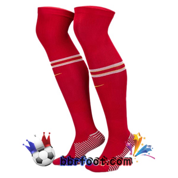 Chaussettes Foot FC Liverpool Domicile Rouge 2024/2025