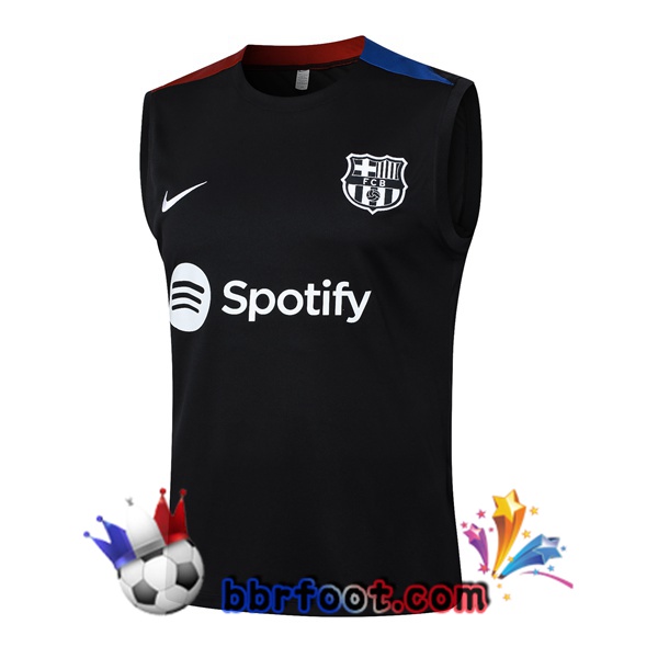 Gilet Foot FC Barcelone Noir 2024/2025