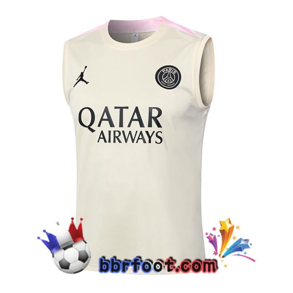 Gilet Foot Paris PSG Jaune 2024/2025