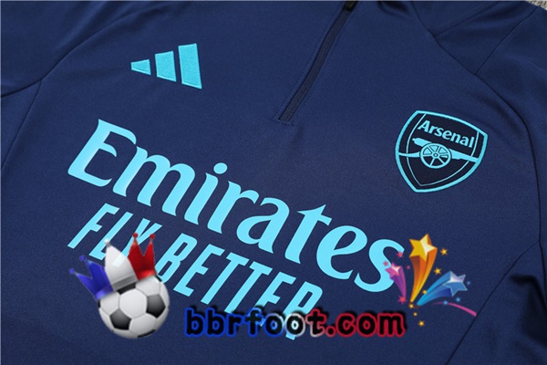 Survetement Foot Arsenal Bleu Royal 2024/2025