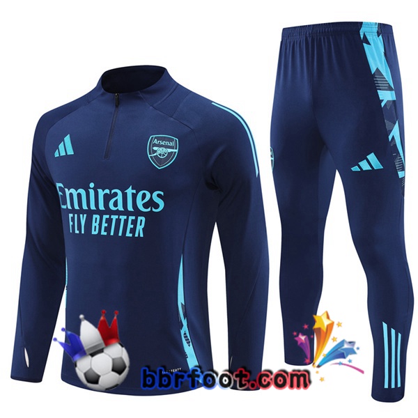 Survetement Foot Arsenal Bleu Royal 2024/2025