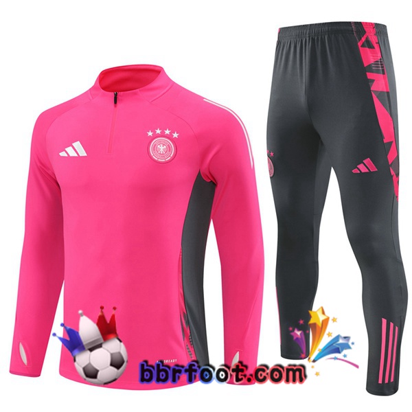 Survetement Foot Allemagne Rose 2024/2025