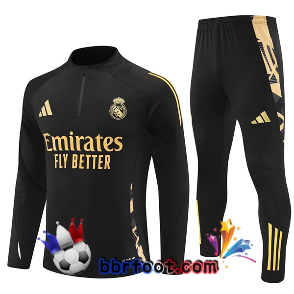 Survetement Foot Real Madrid Noir 2024/2025 Survetement Foot Real Madrid Noir 2024/2025