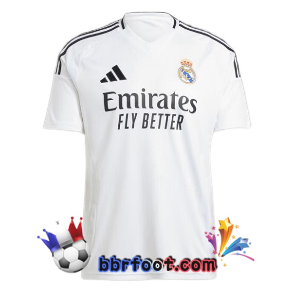 Maillot Foot Real Madrid Domicile Blanc 2024/2025