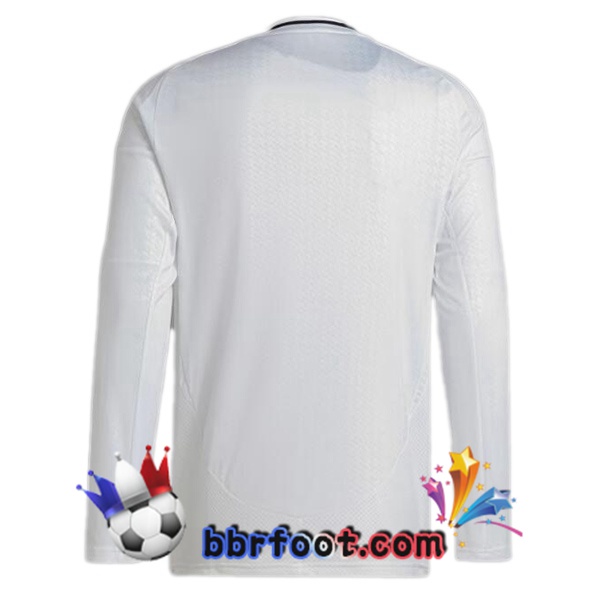 Maillot Foot Real Madrid Domicile Manche longue Blanc 2024/2025