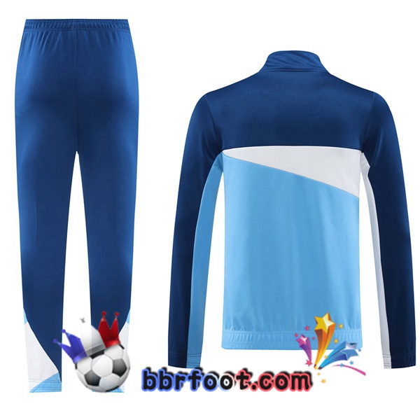 Survetement Foot - Veste Marseille OM Bleu 2024/2025