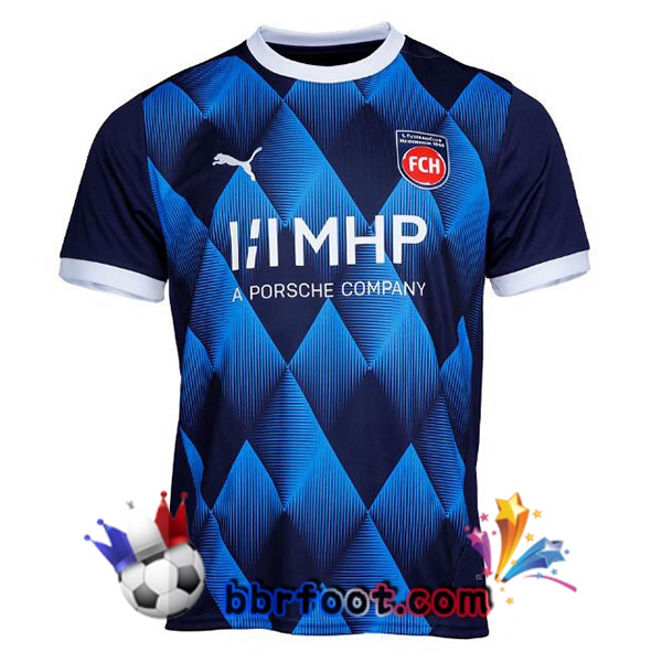 Maillot Foot FC Heidenheim Exterieur Bleu 2024/2025 Maillot Foot FC Heidenheim Exterieur Bleu 2024/2025