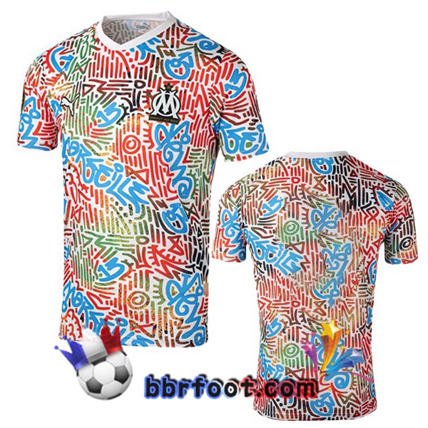 Maillot Foot Marseille OM Africa Blanc 2024/2025