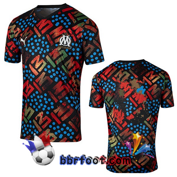 Maillot Foot Marseille OM Africa Noir 2024/2025