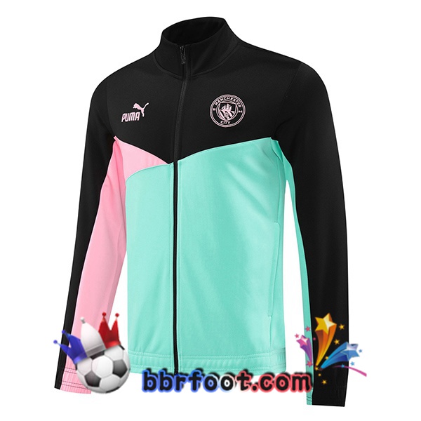 Veste Foot Manchester City Rose Vert 2024/2025
