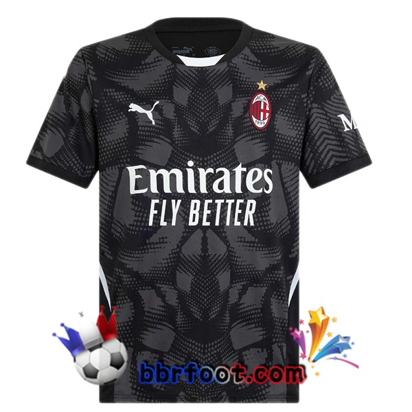 Maillot Foot AC Milan Gardien de but Noir 2024/2025