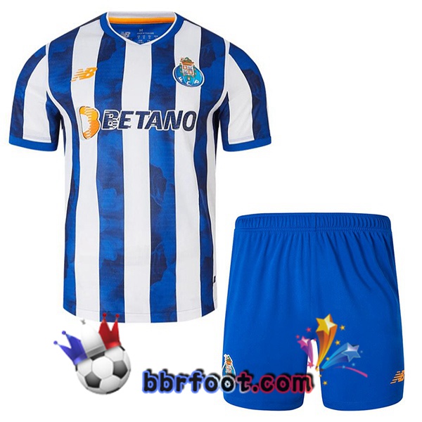 Maillot Foot FC Porto Enfant Domicile Bleu Blanc 2024/2025