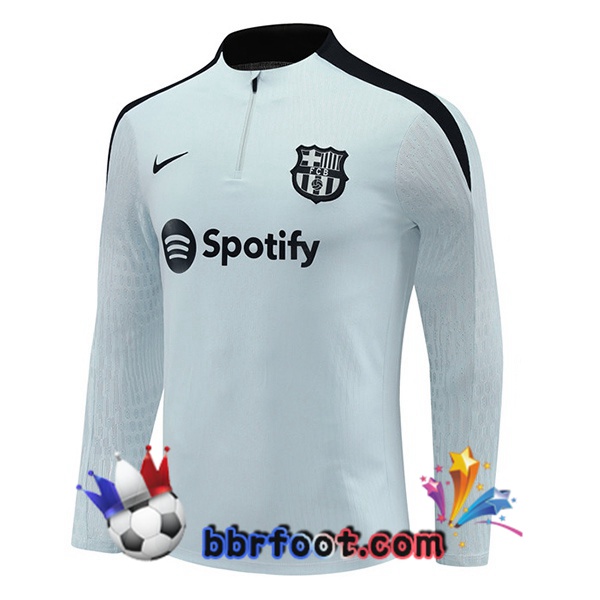 Sweatshirts Homme FC Barcelone Gris 2024/2025 Sweatshirts Homme FC Barcelone Gris 2024/2025