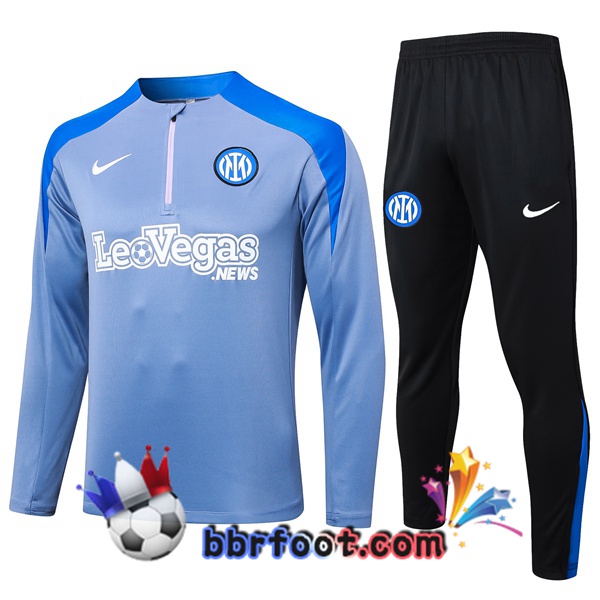 Survetement Foot Inter Milan Bleu 2024/2025