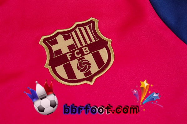 Survetement Foot FC Barcelone Rose Bleu 2024/2025