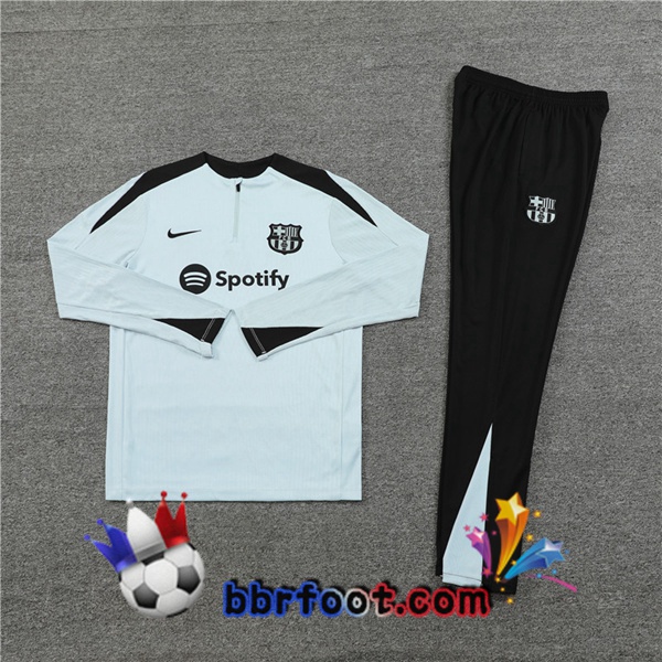 Survetement Foot FC Barcelone Gris 2024/2025