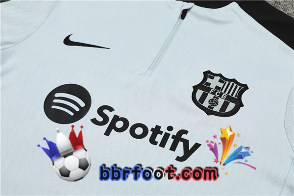 Survetement Foot FC Barcelone Gris 2024/2025