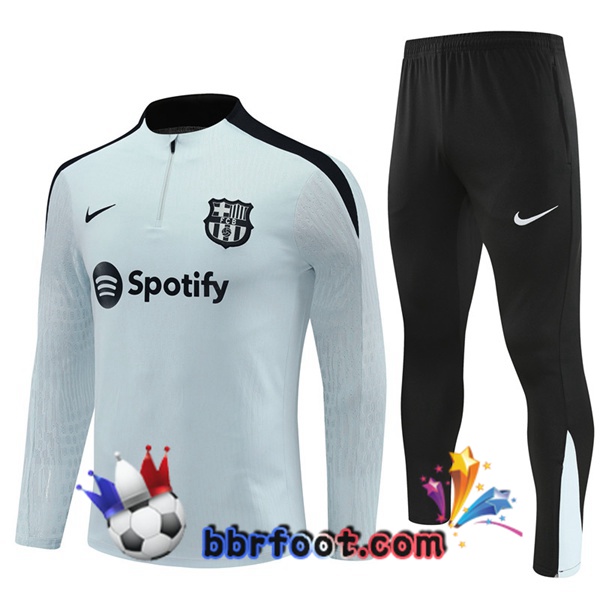 Survetement Foot FC Barcelone Gris 2024/2025