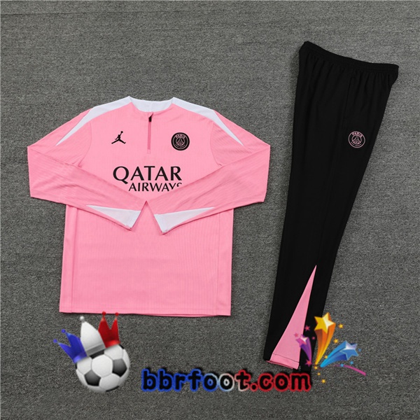 Survetement Foot JORDAN Paris PSG Rose 2024/2025