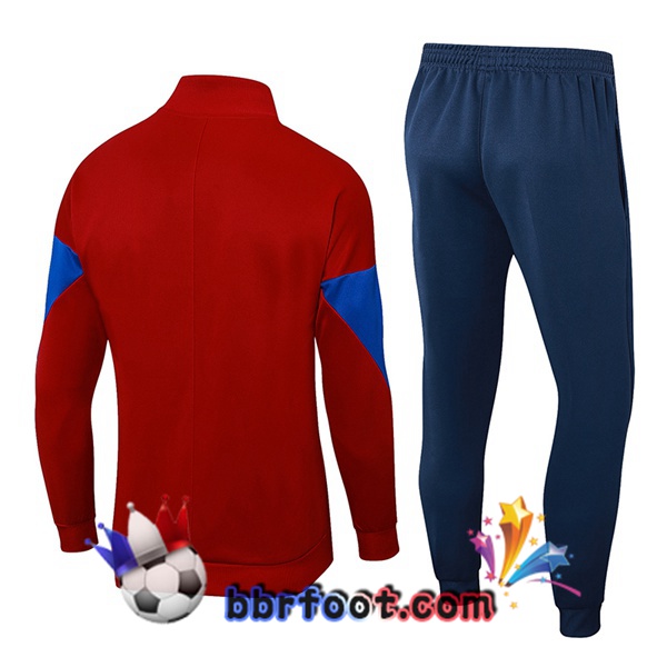 Survetement Foot - Veste FC Barcelone Rouge 2024/2025