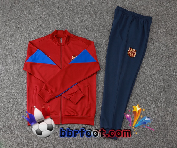 Survetement Foot - Veste FC Barcelone Rouge 2024/2025