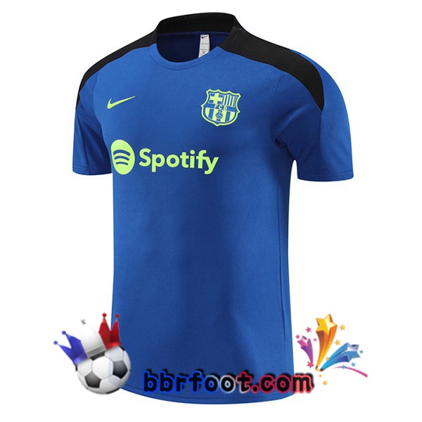 Training T-Shirts FC Barcelone Bleu 2024/2025