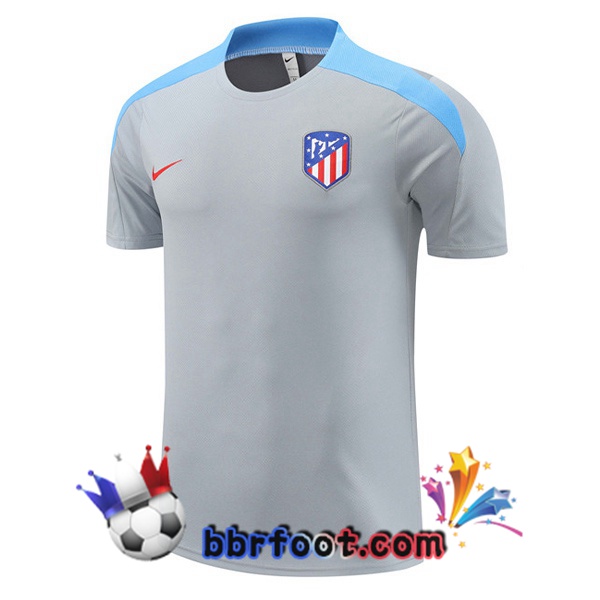 Training T-Shirts Atletico Madrid Gris 2024/2025