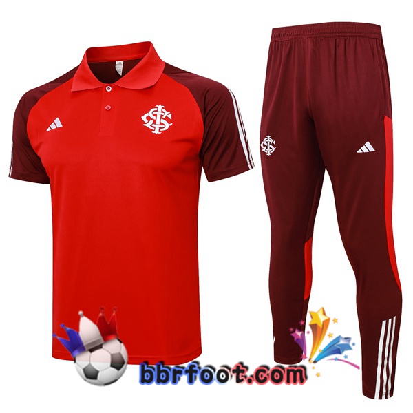 Polo Foot SC Internacional + Pantalon Rouge 2024/2025