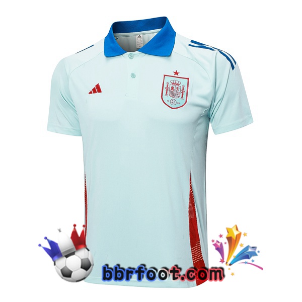 Polo Foot Espagne Bleu 2024/2025