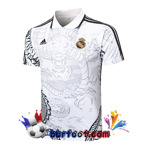 Polo Foot Real Madrid Blanc 2024/2025