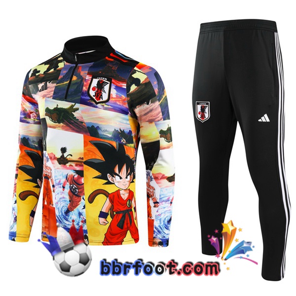 Survetement Foot Japon Jaune Noir 2024/2025