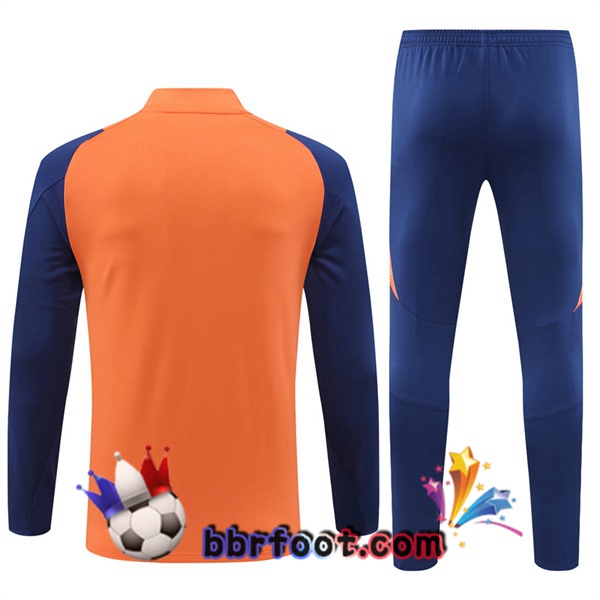 Survetement Foot Manchester United Orange 2024/2025