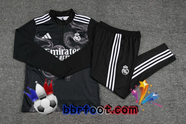 Survetement Foot Real Madrid Noir 2024/2025