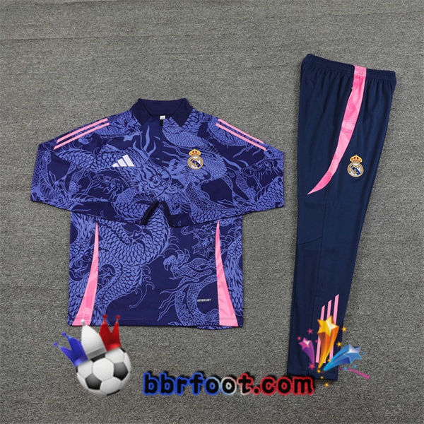 Survetement Foot Real Madrid Bleu Royal 2024/2025