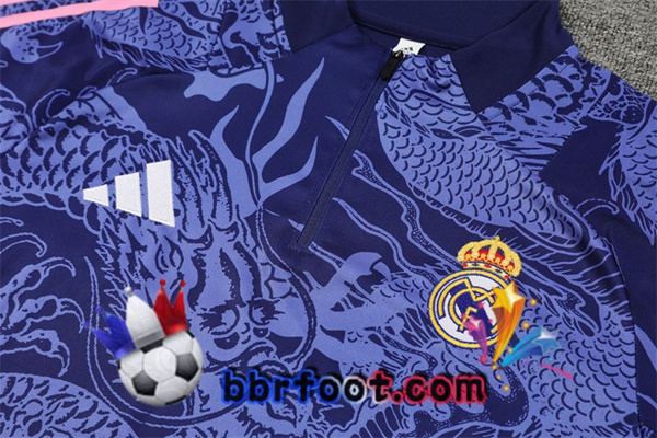 Survetement Foot Real Madrid Bleu Royal 2024/2025
